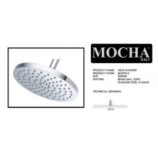 MOCHA SHOWER HEAD MHS 7012