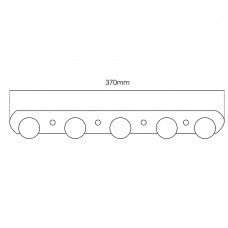 MOCHA Stainless Steel Hook Bar M8003-5GM