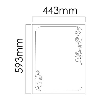 MOCHA Frame Aluminium Mirror MM1003