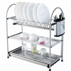 MOCHA 3-Tier Stainless Steel Dish Rack MDR11104