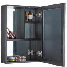MOCHA Stainless Steel Mirror Cabinet (Black Matte Finish) MMC533-AL