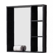 MOCHA Stainless Steel Mirror Cabinet (Black Matte Finish) MMC543-AL