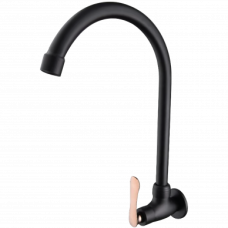 Wall Mounted Kitchen Faucet Brass M2828-BL
