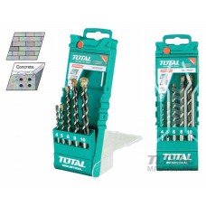 TOTAL Industrial 5 Pcs Masonry Drill Bits Set T-TACSD5051
