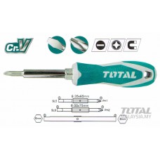 TOTAL Industrial 6 in 1 Screwdriver Set T-THT2506076