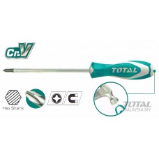 TOTAL Industrial Phillips Go-through Screwdriver T-THTGTSPH2100