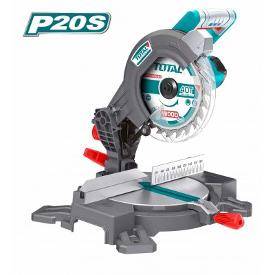 TOTAL Li-ion Mitre Saw With Infrared Positioning Light T-TMS2001