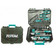 TOTAL Industrial 77 Pcs Tools Set T-THKTHP20776